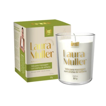 Vela de Massagem com aroma de Verbena by Laura Muller 50g